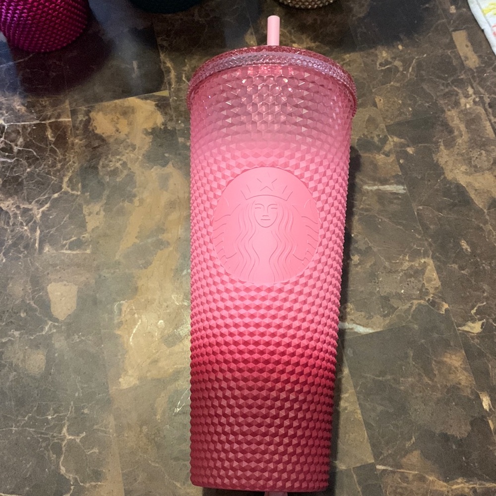 Starbucks Ombré Pink Studded Venti Tumbler